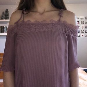 Charlotte Russe lace trim top